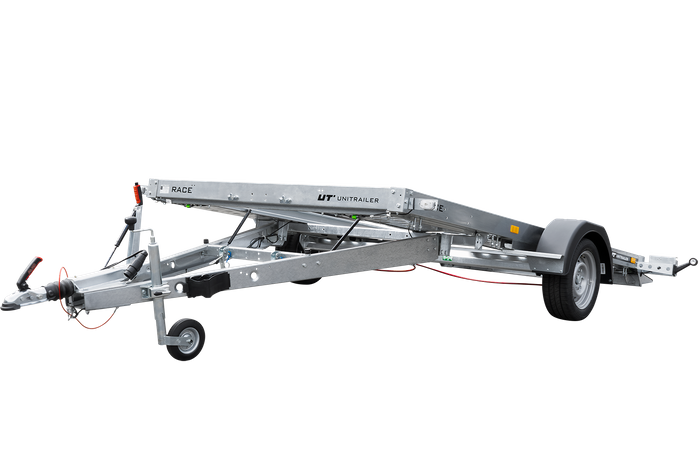 UNITRAILER Autotransportanhänger 1 Achse kippbar RACE 350 350×180 PTAC 1500 kg