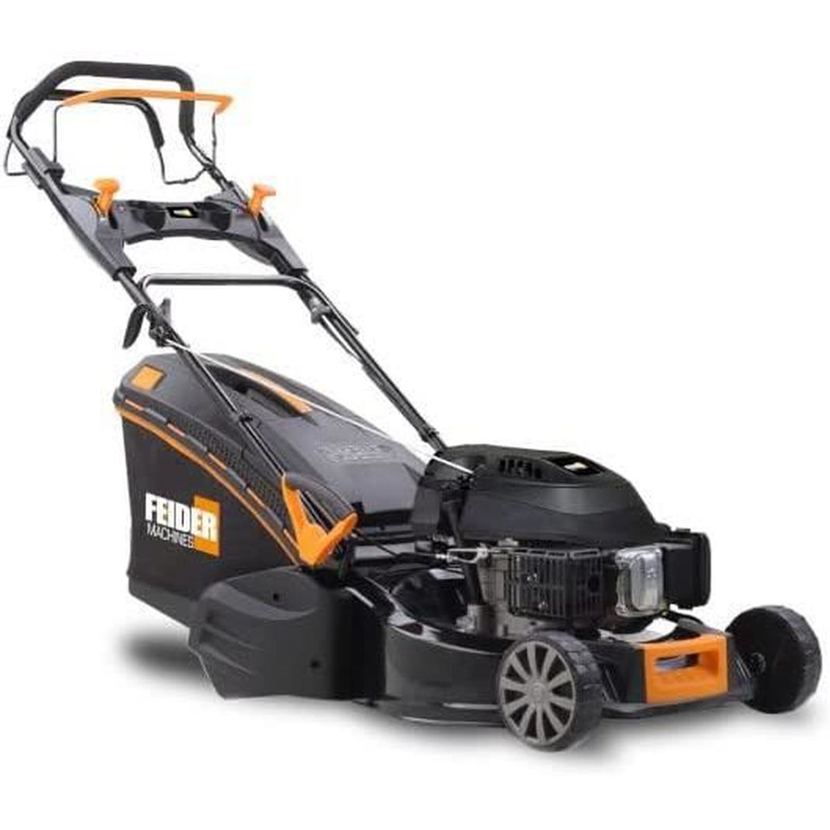 FEIDER FTDTR5220ES Benzin-Walzenmäher – 196 cm³ – 52,5 cm Schnittbreite – Elektrostart