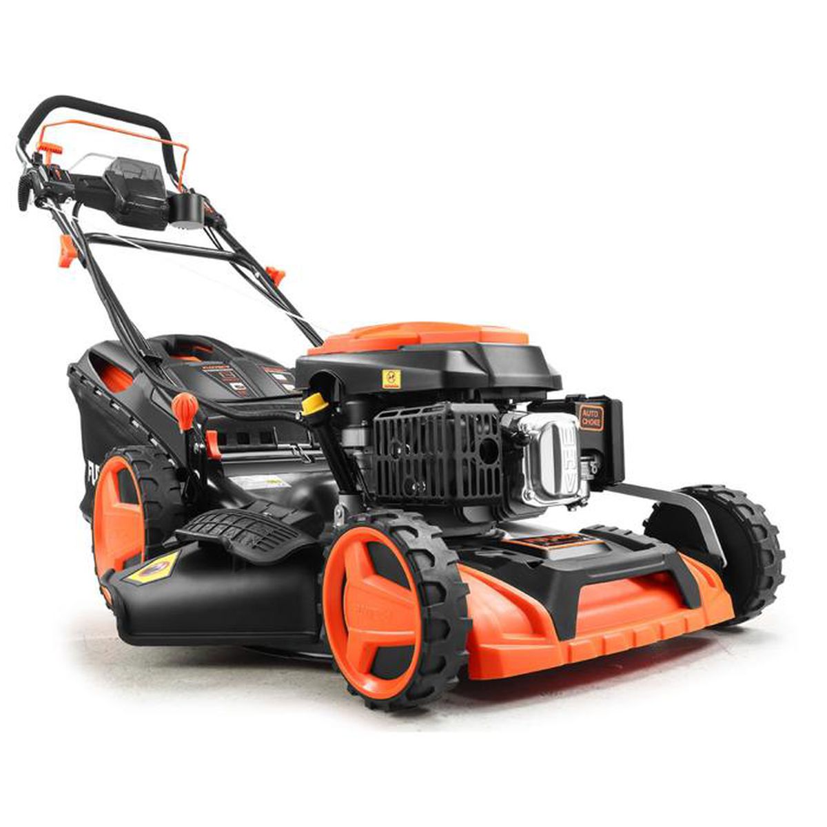 FUXTEC FX-RM5196esPRO selbstfahrender Benzin-Rasenmäher 51 cm, 196 cm³, 60 L – Elektrostart, einstellbare Geschwindigkeit