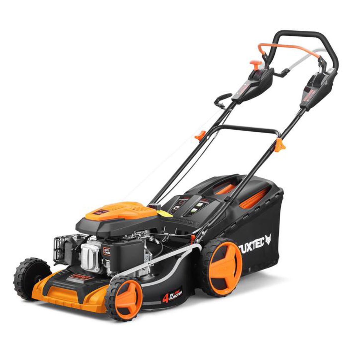 FUXTEC FX-RM5196PRO selbstfahrender Benzin-Rasenmäher 51 cm, 196 cm³, 60 L – einstellbare Geschwindigkeit