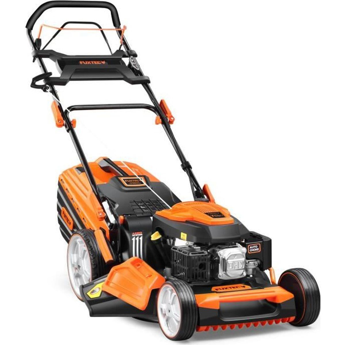 Self-propelled petrol lawn mower PRO 53 cm 196 cm³ – FUXTEC FX-RM5396P – 60 L Easy Clean