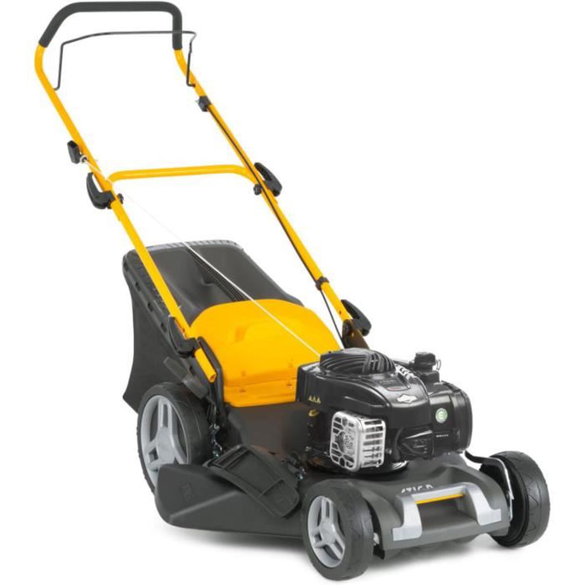 Cortacésped de gasolina STIGA Combi 48 Q B – ancho de corte 46 cm – recogedor de 60 L