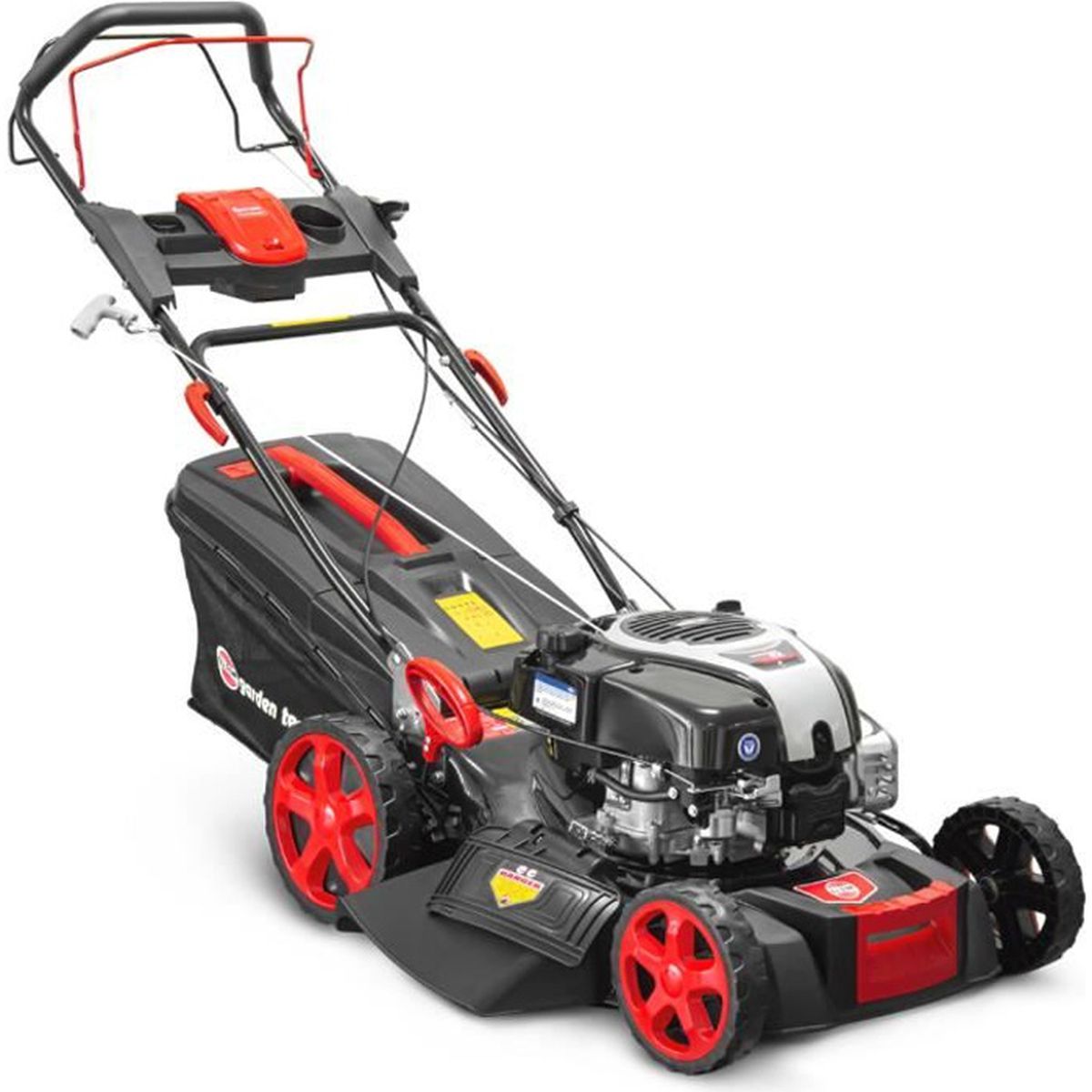 Cortacésped de gasolina autopropulsado Elem Garden 161 cc, motor Briggs & Stratton, mulching y descarga lateral